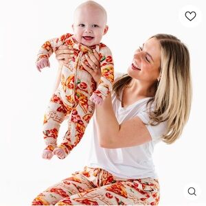 Bums & Roses Pizza Pajamas 9-12 mo